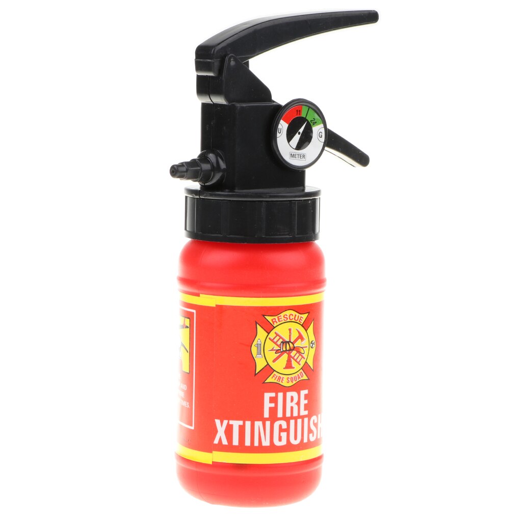 Kids Fireman Costume Fire Extinguisher Toy Boy Pretend Halloween Fancy Dress
