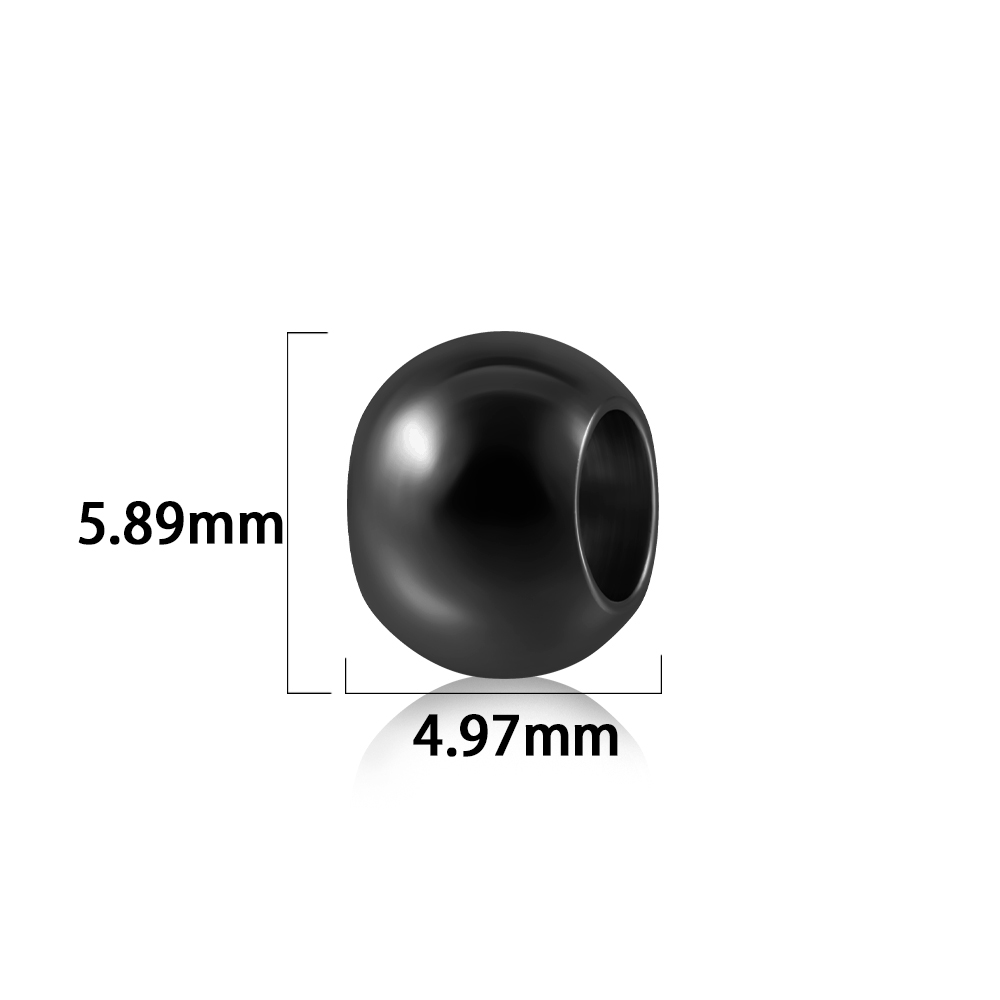 Piercing de pendiente de acero quirúrgico, accesorio que puede combinar con el círculo del cartílago de la oreja, Tragus Helix, aro de nariz Simple, joyería corporal, 1 unidad: Pistola negra plateada