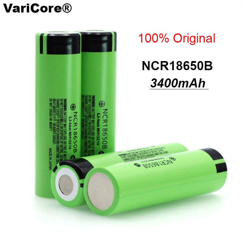 VariCore Originele 18650 NCR18650B Oplaadbare Li-Ion batterij 3.7 V 3400 mAh Voor Zaklamp gebruik