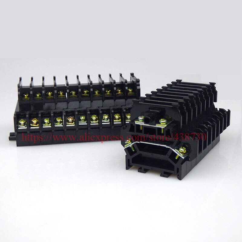 1pcs TBD-10A Rail terminal blocks/ Double Terminal Block / Terminal Block TBD-10