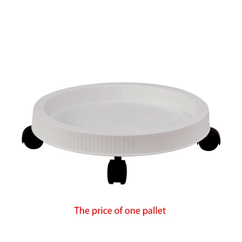 PP three-dimensional three-petal flower/strawberry pot multilayer stacking cultivation pot vegetable melon fruit planting pot: White Tray