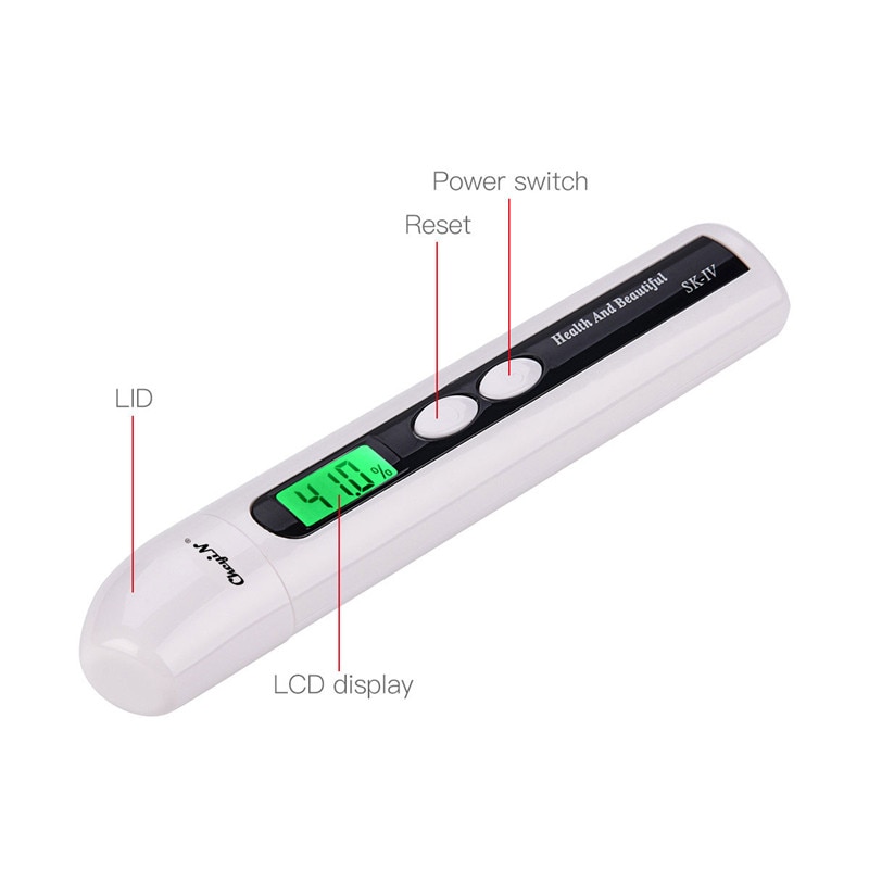 Digital Facial Oil Content Tester High Precision Skin Analyzer Moisture Analyzer Bio-Sensor Detector Tester Facial Skin Care 31