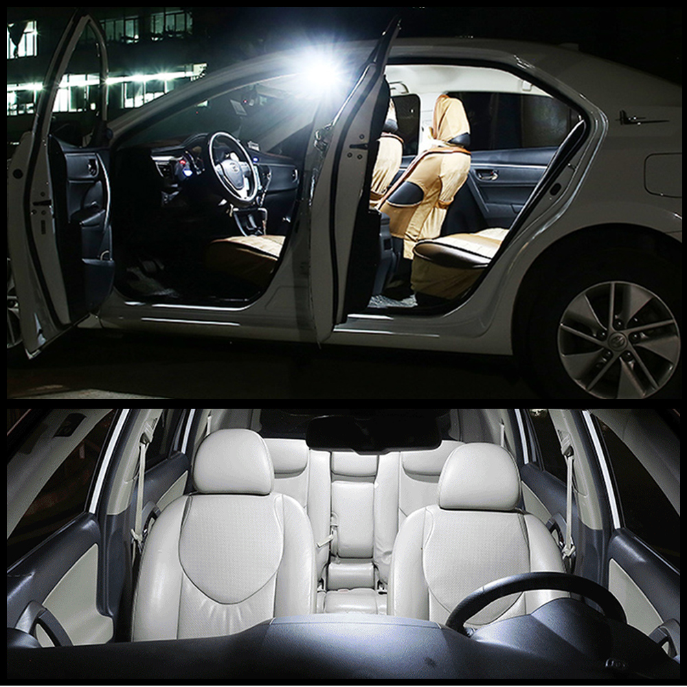 Para Volkswagen VW Passat B5 B6 B7 B8 B4 CC variante Tuning 1998 2006 2007 luz LED Interior de coche bombillas interiores Canbus