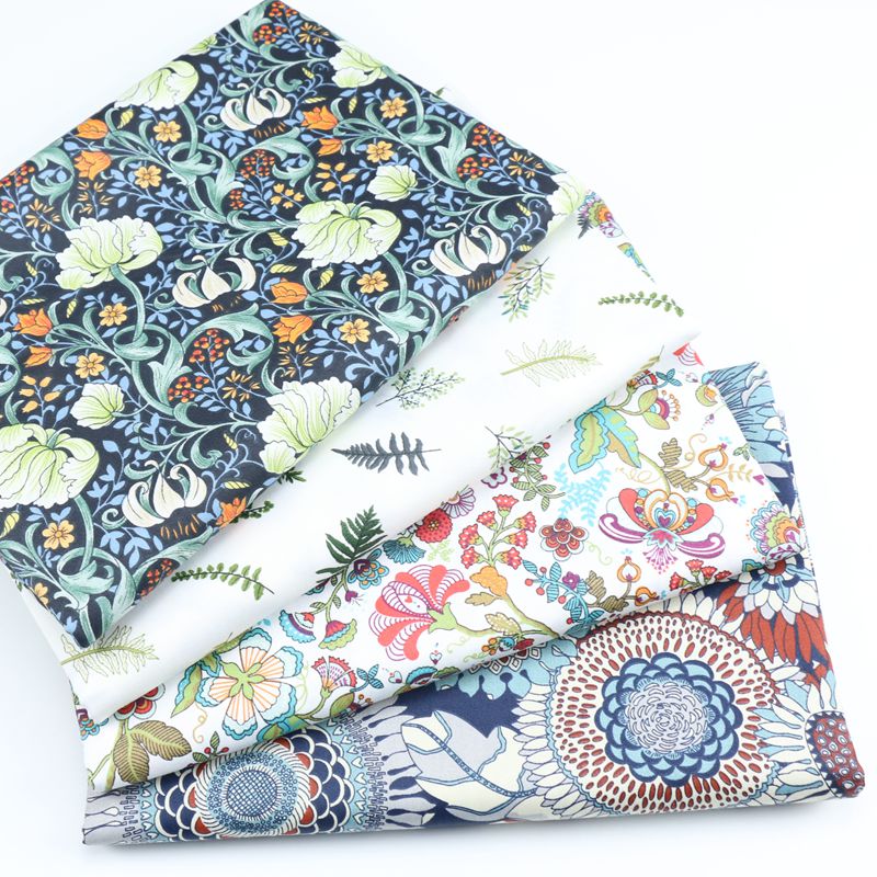 Antieke en elegante katoenen stof Bloemen Kinderen 100% Katoen, Patchwork Doek, DIY Naaien Quilten Fat Quarters Materiaal