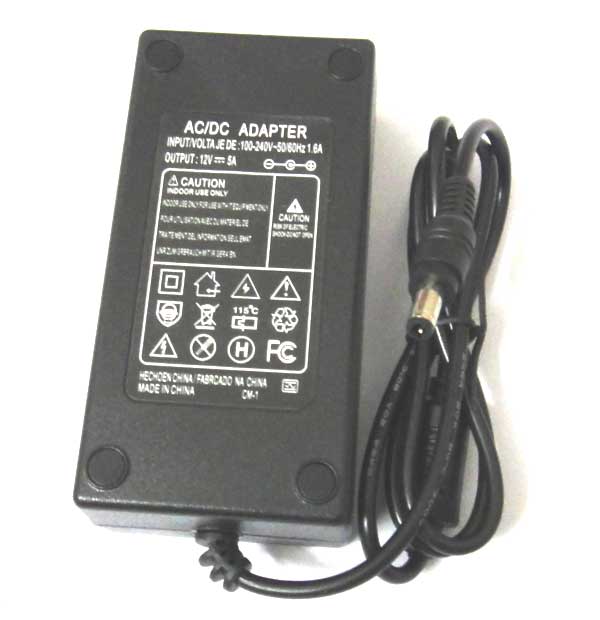 5 Ports AC/DC 1 to 5 DC POWER SUPPLY BOX 12V 5A AD... – Grandado
