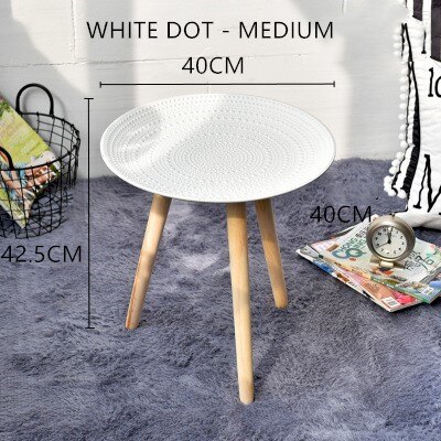 Enkel stil te sofabord stue borde hjem sengebord kombination dekorationer: Hvidt medium
