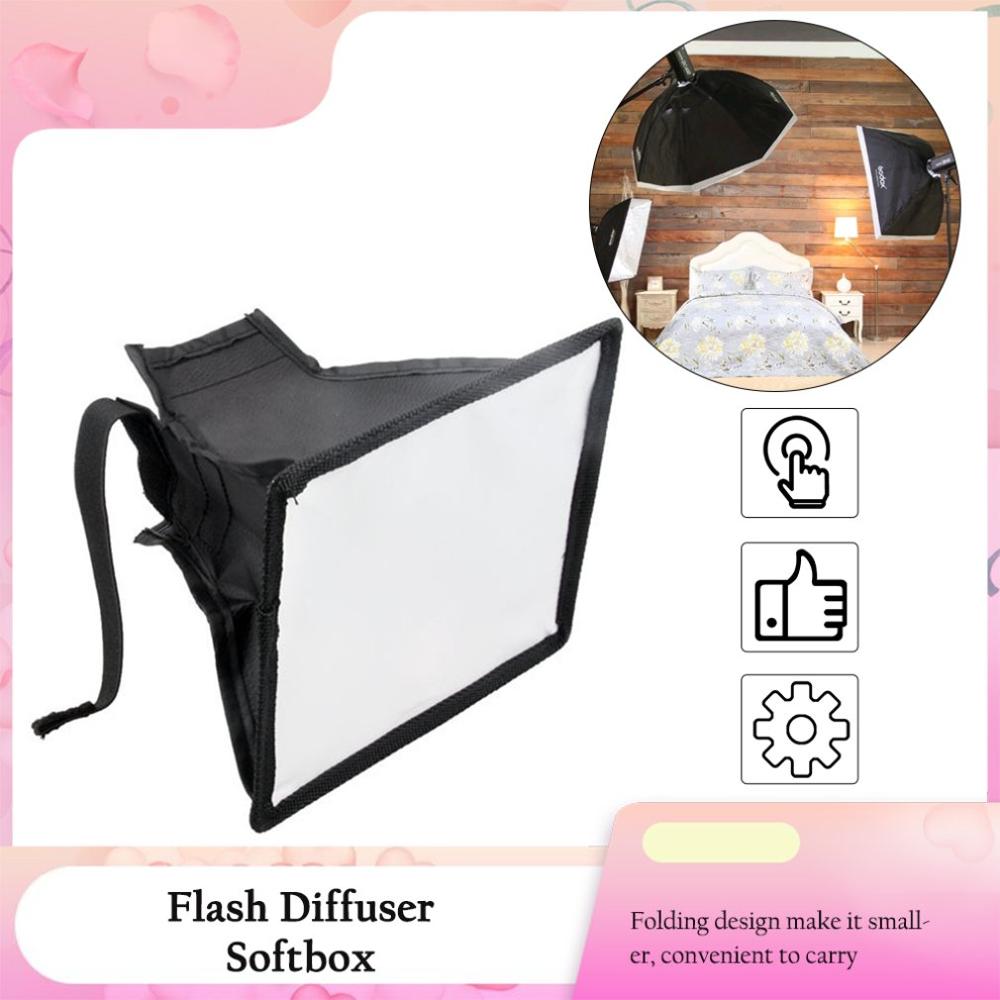 Difusor Softbox 20x30cm difusor de luz de Flash plegable Universal Softbox para cámara Canon Nikon DSLR