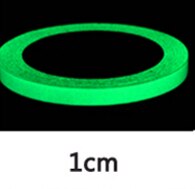 Pegatina autoadhesiva luminosa que brilla en la oscuridad, señal de salida para paredes, seguridad para escenario, visión nocturna, cinta decorativa para el hogar: 10mmx3m