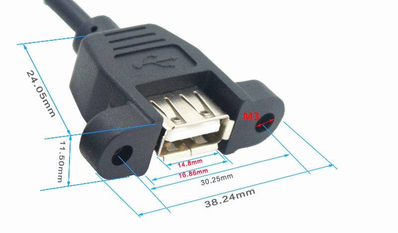 90 grad hoch & Nieder & Verknüpfungen & Rechts Abgewinkelt USB 2,0 A Stecker auf Buchse Verlängerung Kabel Mit Tafel montieren See 25cm 50cm