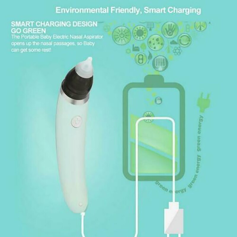 Baby Neuszuiger Elektrische Babysnuiter Pasgeboren Baby Care Sucker Cleaner Sniffling Apparatuur Kid Safe Hygiënisch Neus Aanzuiger