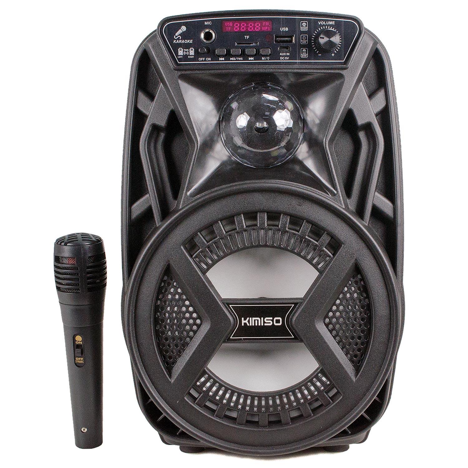 HT-3603 Bluetooth Oplaadbare Draagbare Radio Karaoke Speaker