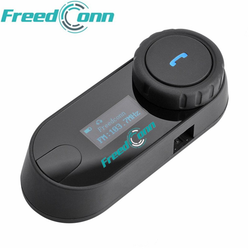 Freedconn Motorhelm Intercom TCOM-SC Moto Bluetooth Interphone Headset Met Lcd-scherm + Fm Radio