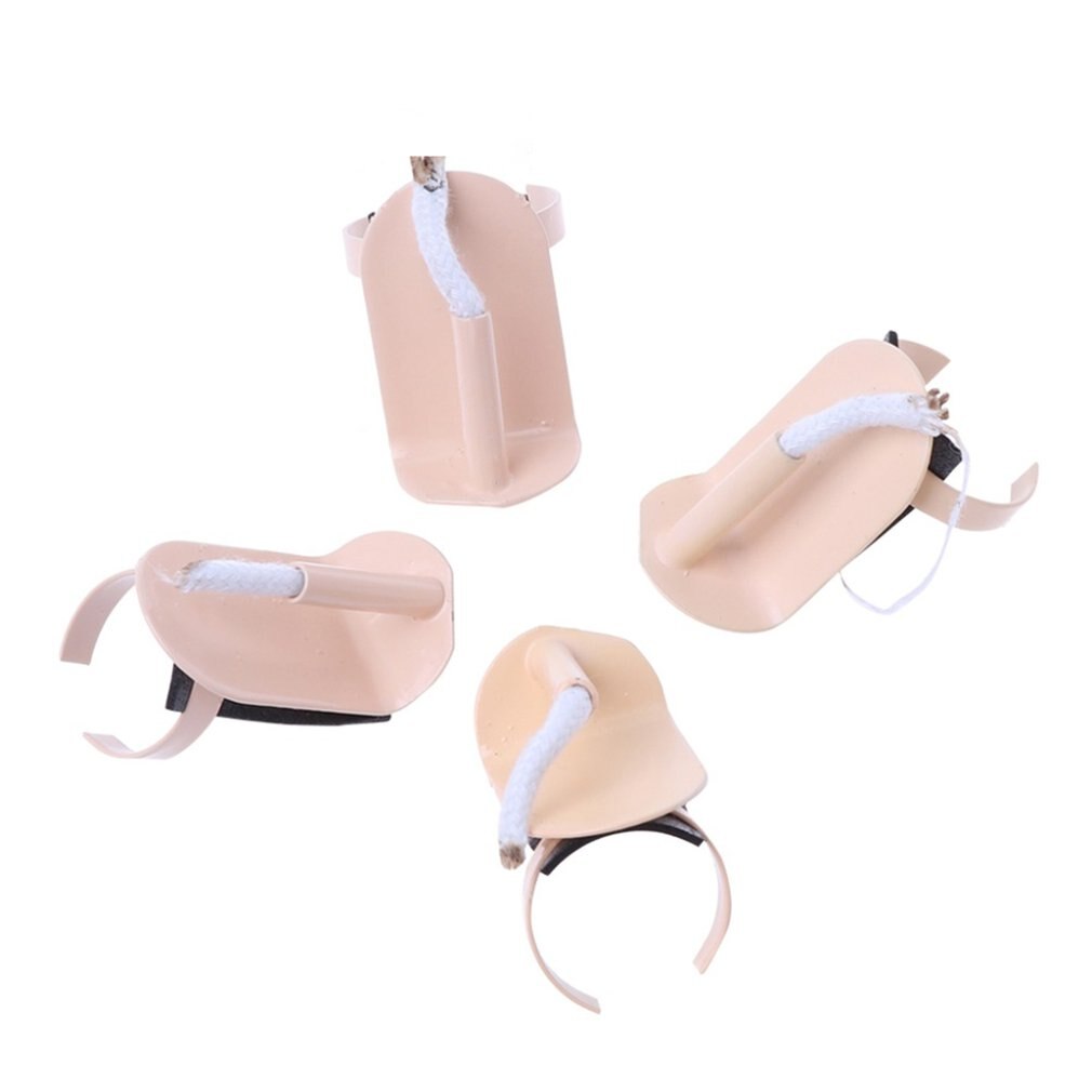 4pz impostato di Punta Delle Dita Il Fuoco Si Fuoco Dito Automatico Punta Delle Dita Fuoco Puntelli Magici Fuoco Unghie Magia Della Fase Puntelli