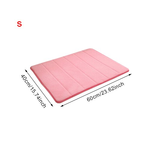 Wasser Absorption Teppich Schlecht matt Schlecht Teppich zottelig Speicher Schaum Tür Boden matt küche Wc Nicht-Unterhose Zubehör Produkte: Rosa  S