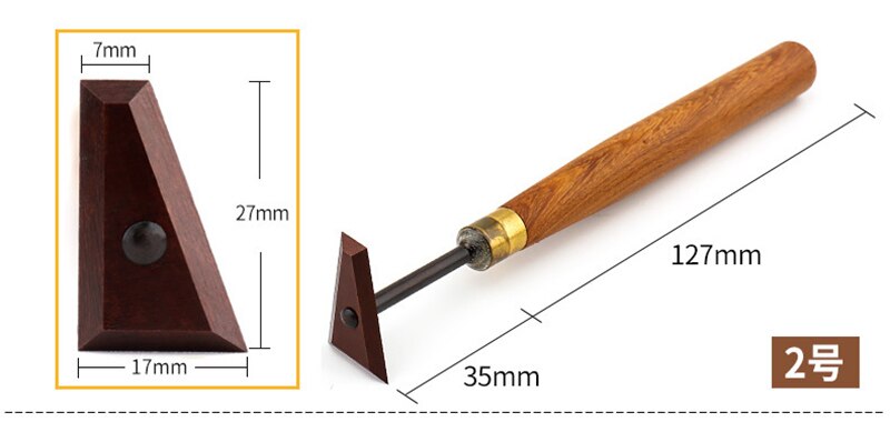 1Stck Praktische Wolfram Stahl Tonne Skulptur Keramik Fettling Messer Werkzeug mit Polymer Ton Holz Griff Werkzeug: 2