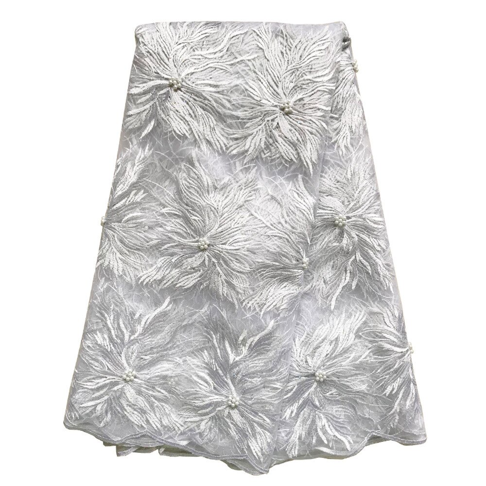 Tissu dentelle nigérian doré dentelle française | dentelle, tissu avec perles, en tissu dentelle strass, tissu africain perle, lot5yard/800