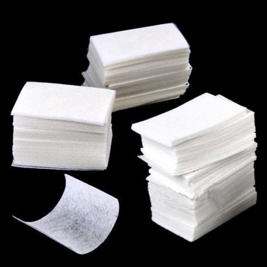 400 Stks/set Nail Art Veeg Manicure Polish Gel Nail Wipes Cotton Lint Katoen Pads Papier Acryl Gel Tips Nail Art cleaner Remover