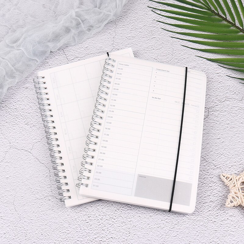 Notebook Agenda Daily Weekly Monthly Plan Spiral Organizer Schedule Planner Supplies Teacher Planner School Office