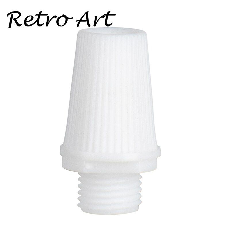 Threaded Cord grip plastic strain relief Wire Cap Lamps light Socket Cord Grip Strain Relief: 007-White