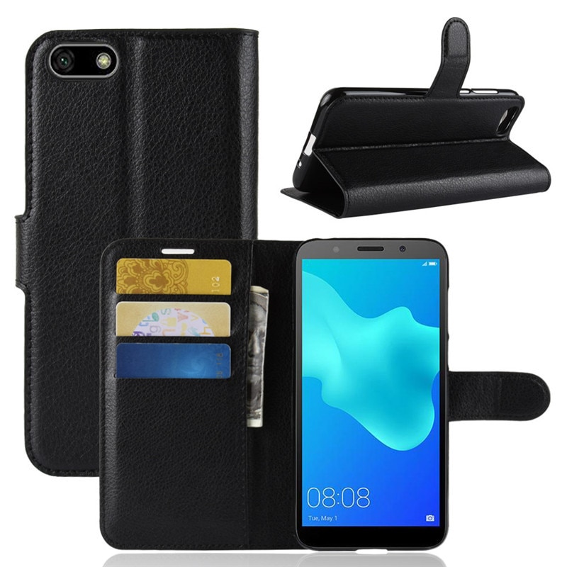 Funda con tapa para Huawei Y5 Lite, funda de teléfono de cuero de poliuretano para Huawei Y5 Lite DRA-LX5 DRA LX5 Y5Lite Y 5 Lite