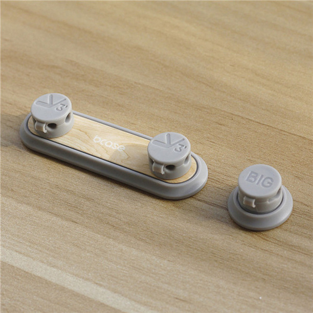 Disour kabelorganisator magnetisk kabelklemme til opladning af kabelopruller usb-kabelholder enkel skrivebordsstyring til kontorarbejde: Hvid