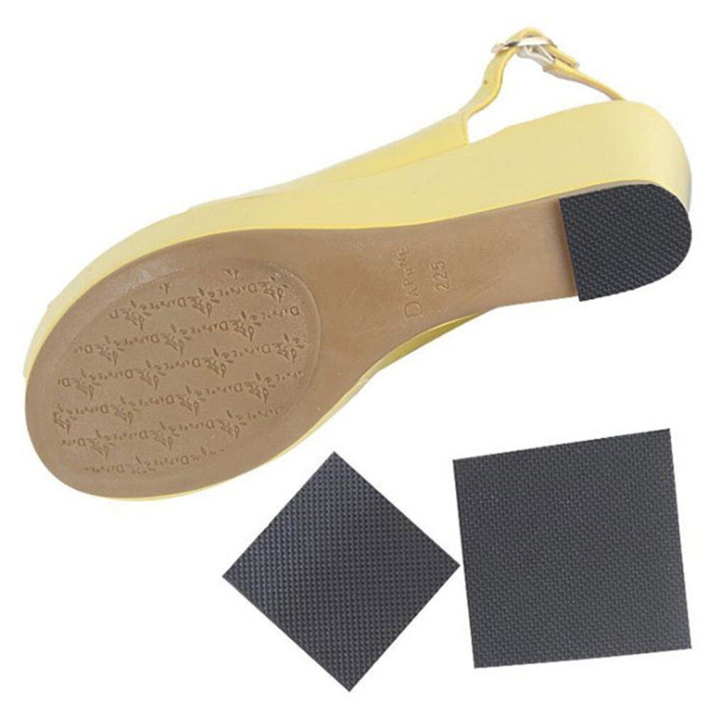 2Pcs Anti-Slip Shoes Sole Protector Pad for Women High Heel Sandal Outsole Rubber Adhesive Ground Grip Shoe Bottom Sticker Pads