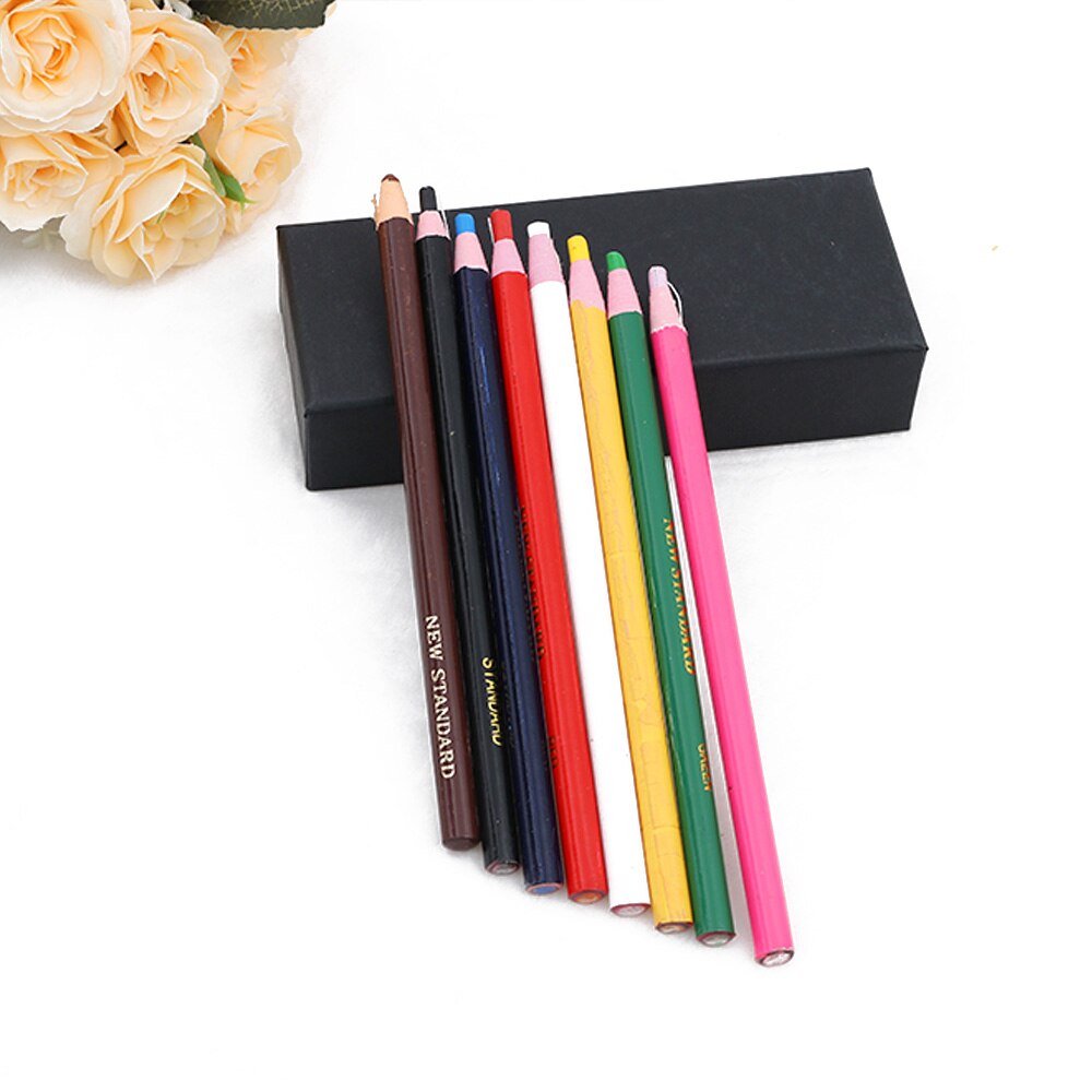 3 stk peel off markør fett blyant farget fargestift penn papir rulle voks blyant for metall glass stoff kunst forsyninger