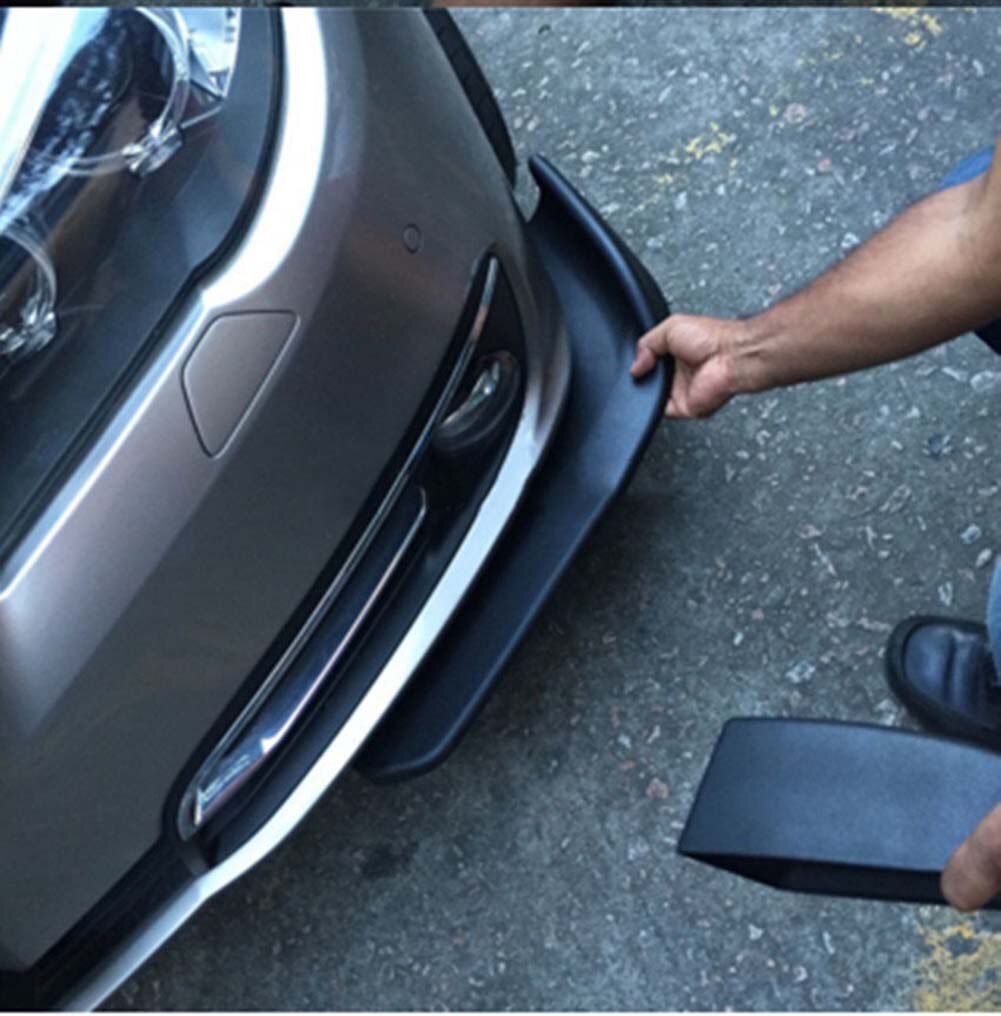 Car Front Bumper Lip Splitter Fins Body Spoiler Anti-spill Flow or Shark Fin Spoiler Sellig Universal Bumper Lip Splitter