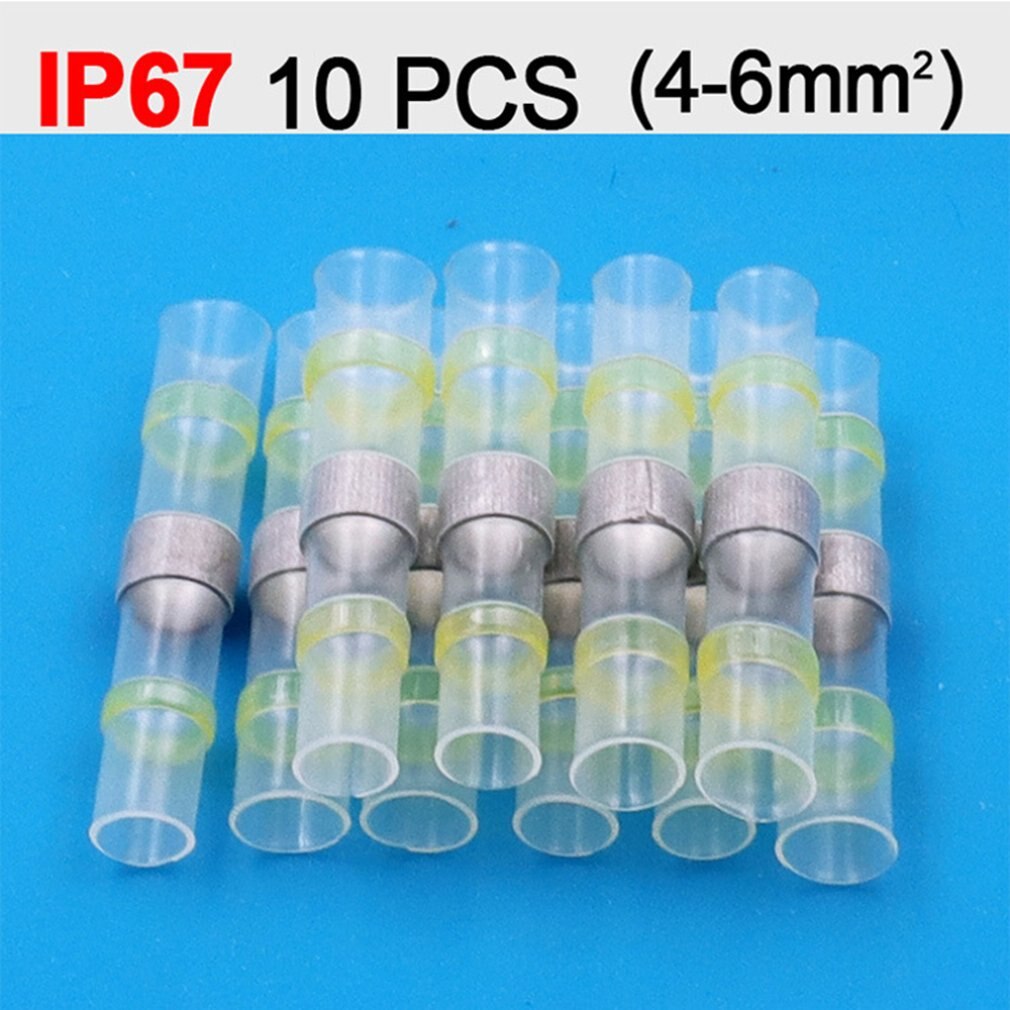 Electrical Wire Connectors Insulated Solder Sleeve Tube Heat Shrink Solder Terminal Waterproof Butt Connectors