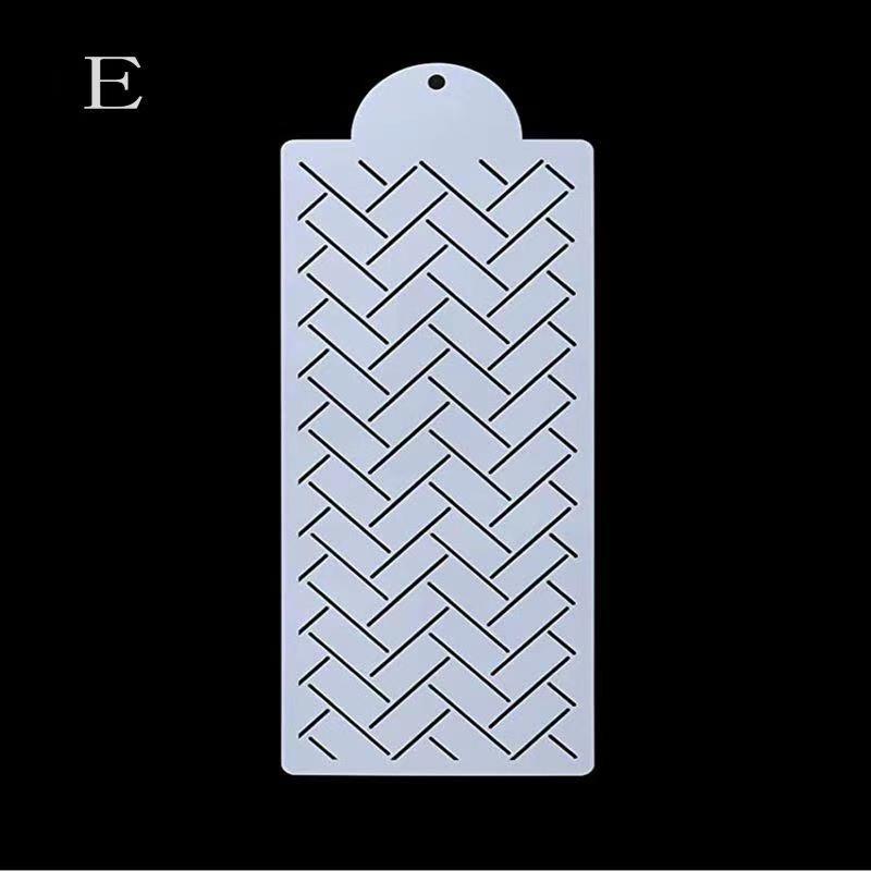 Cake Stencil Dotted Line Shape Pattern Cake Decorating Plastic Lace Cake Boder Stencils Template DIY Drawing Mold Tool Bakeware: CH192