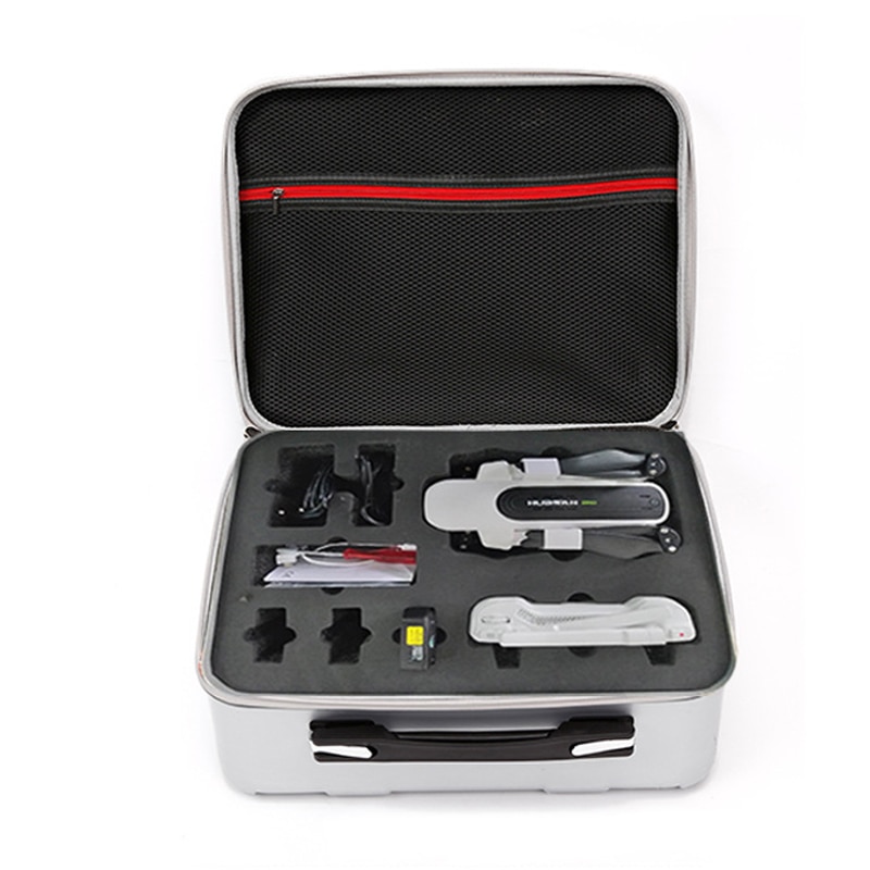 Bæretaske til hubsan zino  h117s perfekt kuffert aluminium hård rejse opbevaringsboks taske drone tilbehør