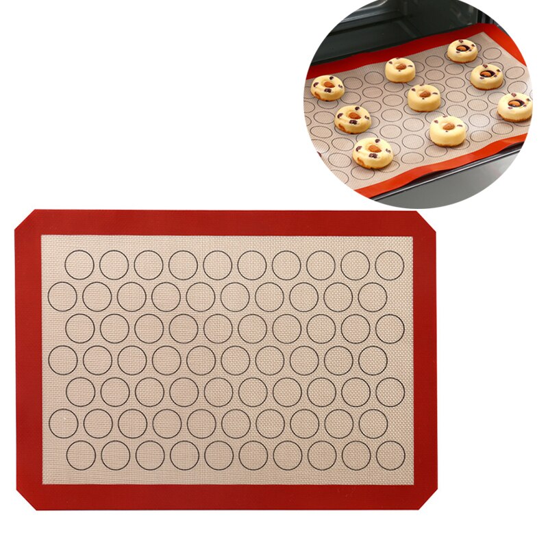 70 Grids Silicone Macaron Baking Mat for Bake Pan Pastry Cookie Non-stick Multifunction Kitchen Baking Tools Sheet Pads
