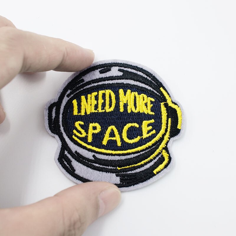 Ik heb nodig... maat :6.2 x 6.3cm stoffen strijkpatch badge geborduurde badges abstracte kinderpatches voor kleding stickers 0107