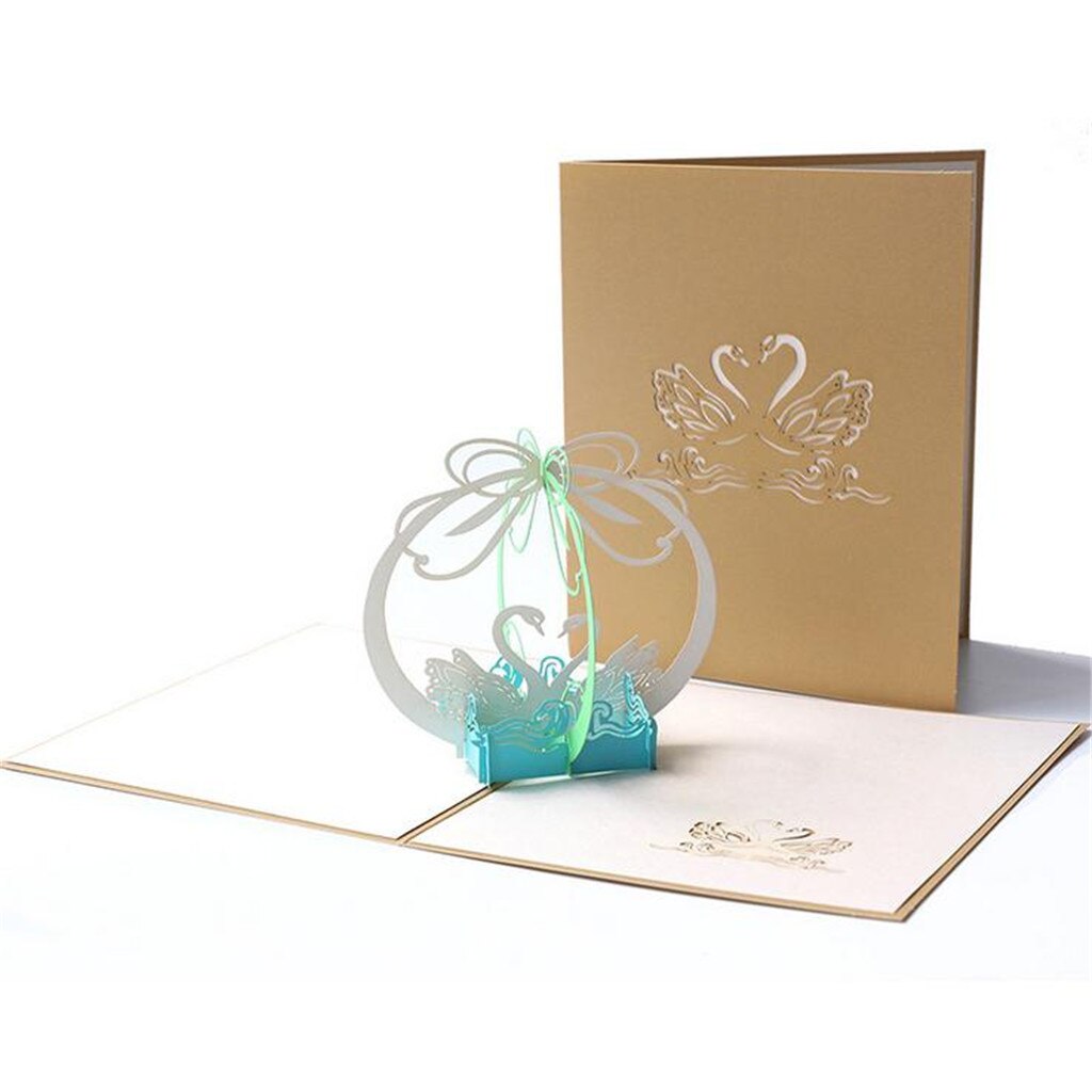 3D Pop-Up Cards Birthday Card for Girl Kids Wife Husband Birthday Cake Greeting Card Postcards Card with Envelope Stickers