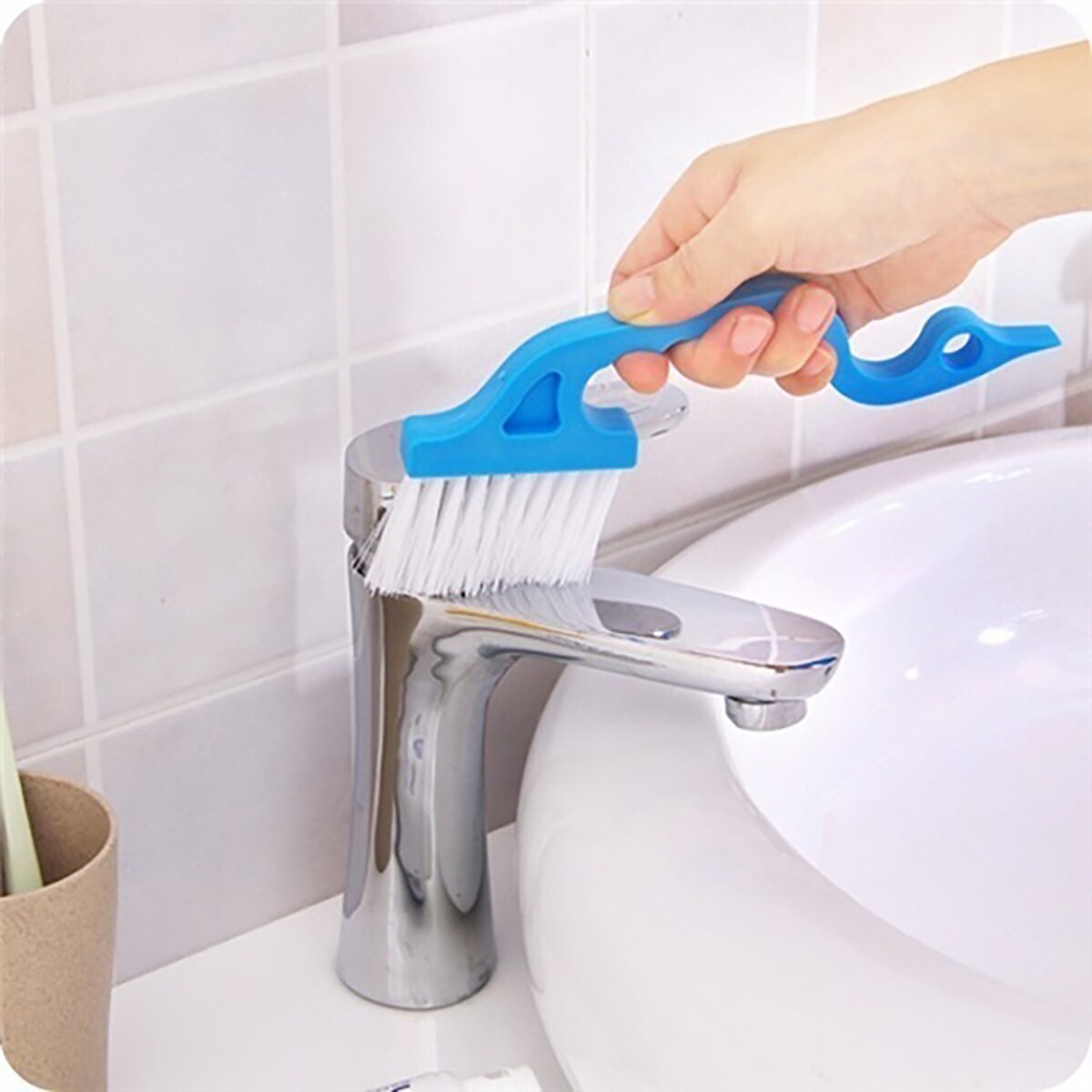 Brush Air Louvers Brush Tube Hand-held Slit Trench Doors Cleaning broom Random Color