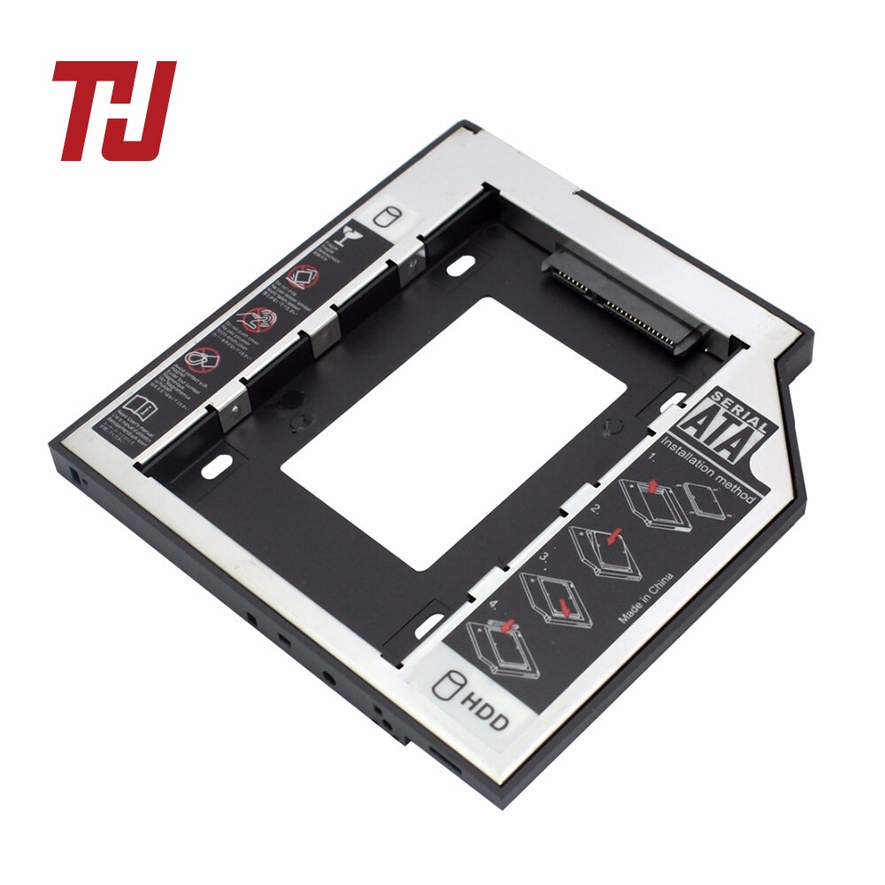 Interfaz SATA3 de 9,5mm soporte de disco duro de 2,5 pulgadas adaptador SSD Optibay HDD Caddy carcasa de CD-ROM DVD carcasa adaptadora para ordenador portátil PC
