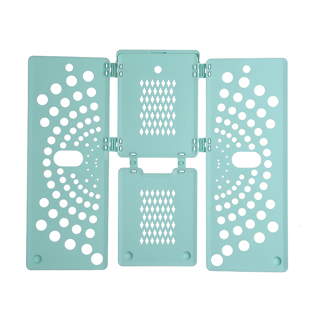1pc évider stockage pliant vêtements conseil ménage pliant vêtements outil pliant vêtements conseil rapide pliant vêtements conseil: green