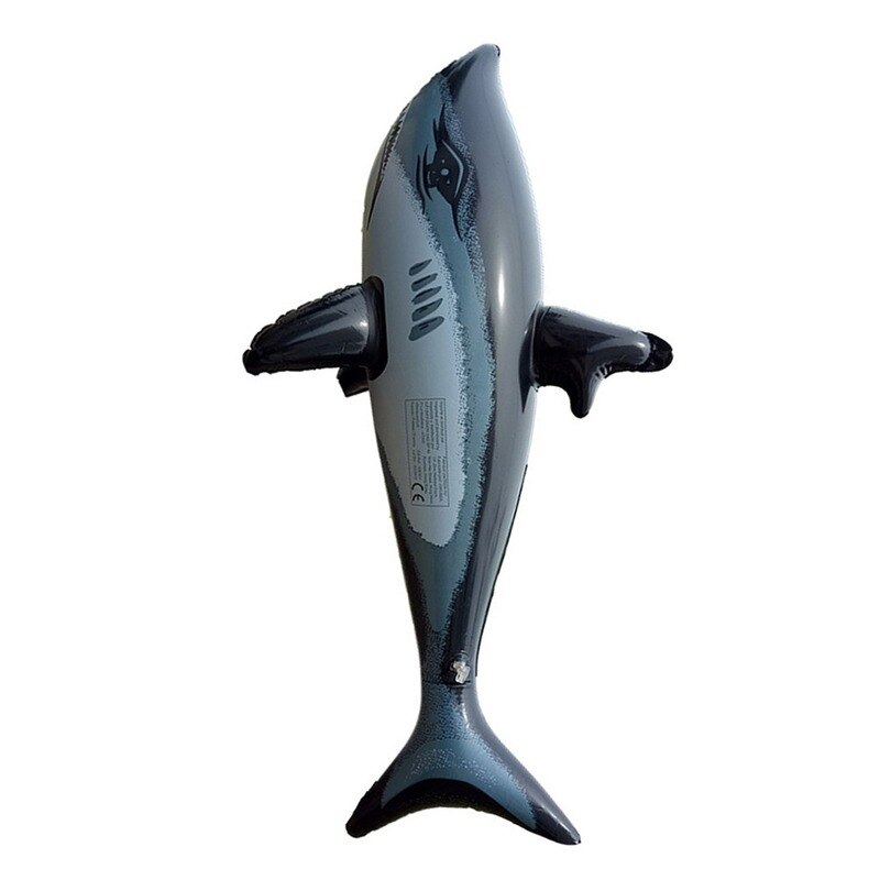 PVC Inflatable Shark Swimming Pool Safety Float Water Toy Simulation Inflatable Animal for Kids Children Pool Toys