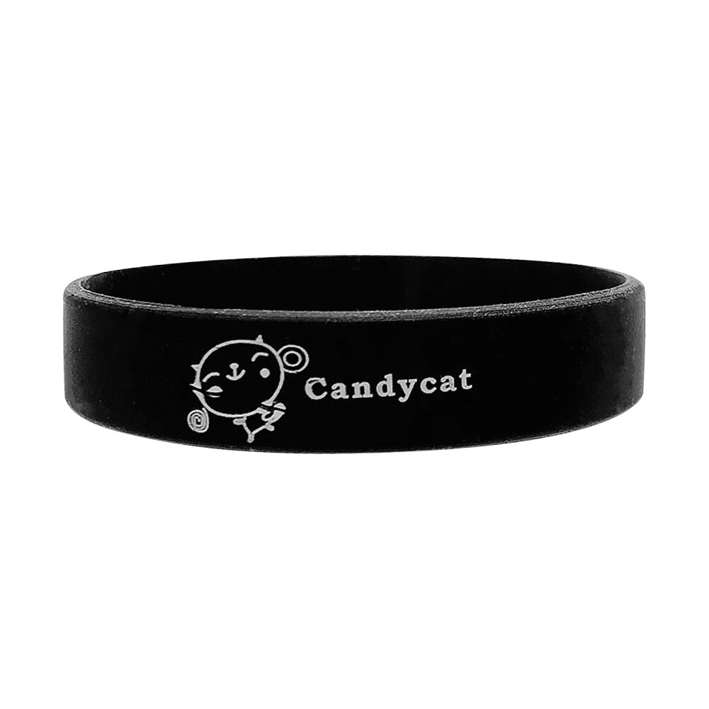 Silikone armbånd simple armbånd unisex alsidig personlighed sport afslappet tegneserie armbånd børn drenge og piger armbånd: Bk