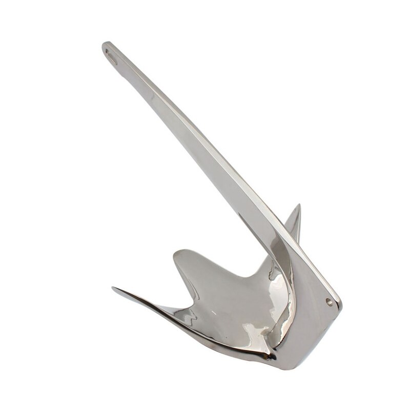 Stainless Steel Delta Style Bruce Claw Boat Anchor 2.2Lbs(1Kg)for Boats Dinghy Kayak Yacht