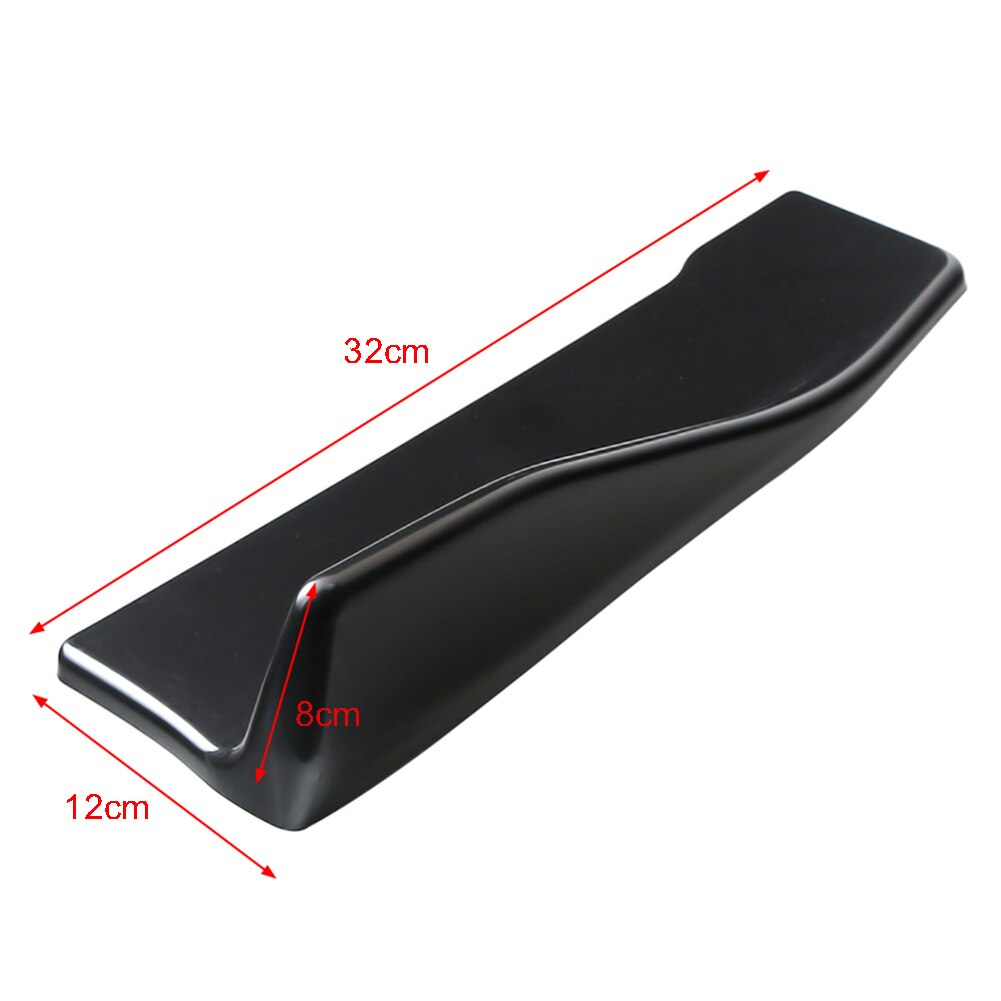 2pcs Side Skirts Fits Universal Vehicles Black Exterior Side Bottom Line Extensions Splitter Lip Car Diffusers