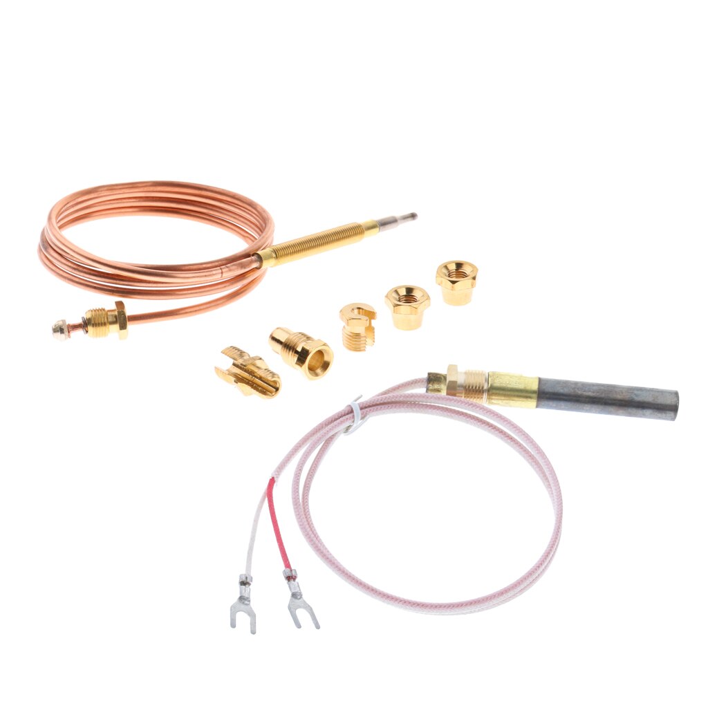 90Cm Thermokoppel Vervanging Set & 61Cm Thermozuil Voor Gas Boiler En Gas Boiler