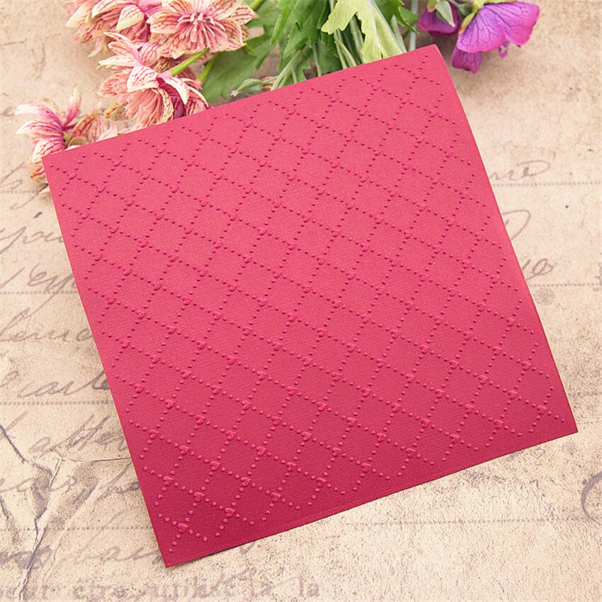 Easter plastic Square template craft card making paper card album wedding decoration scrapbooking embossing folder