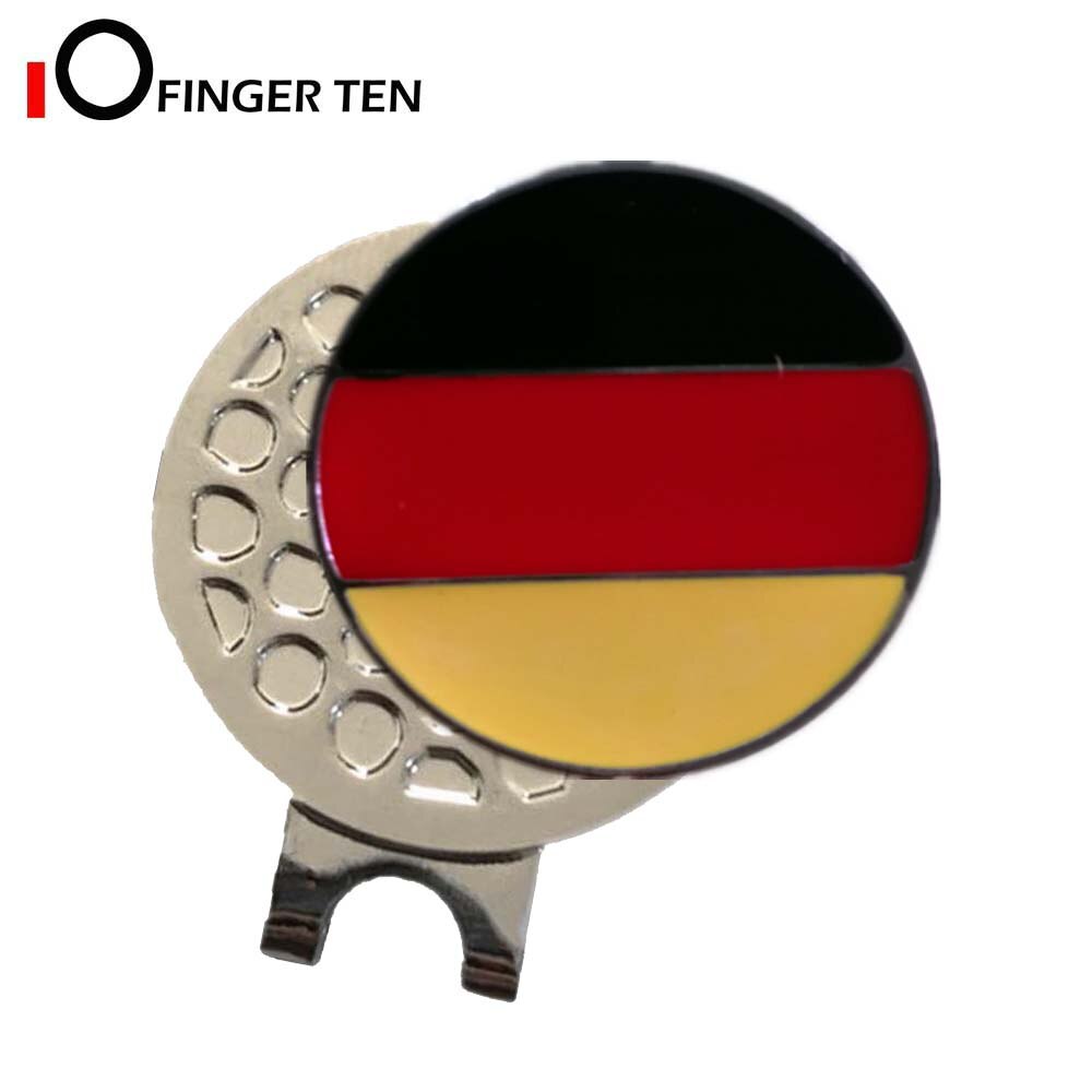Golfboldmarkører med magnetisk hatclips, holdbart stærkt aftageligt, fastgøres let til cap-premium: Tysklands flag