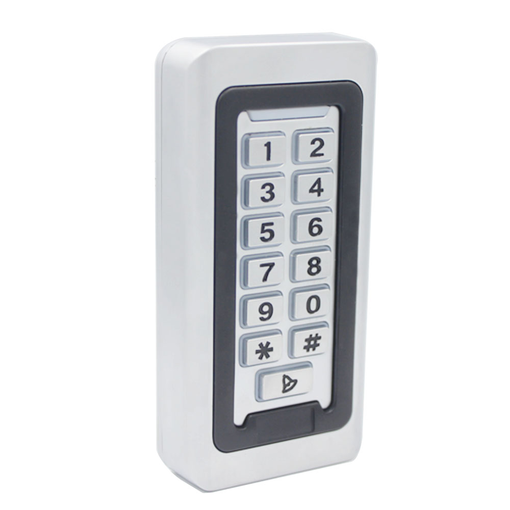 IP67 Waterproof 2000 User Backlight Metal Keypad Lock RFID 125Khz Standalone Door Access Control Kits Wiegand 26 Output Reader: 125khz Version