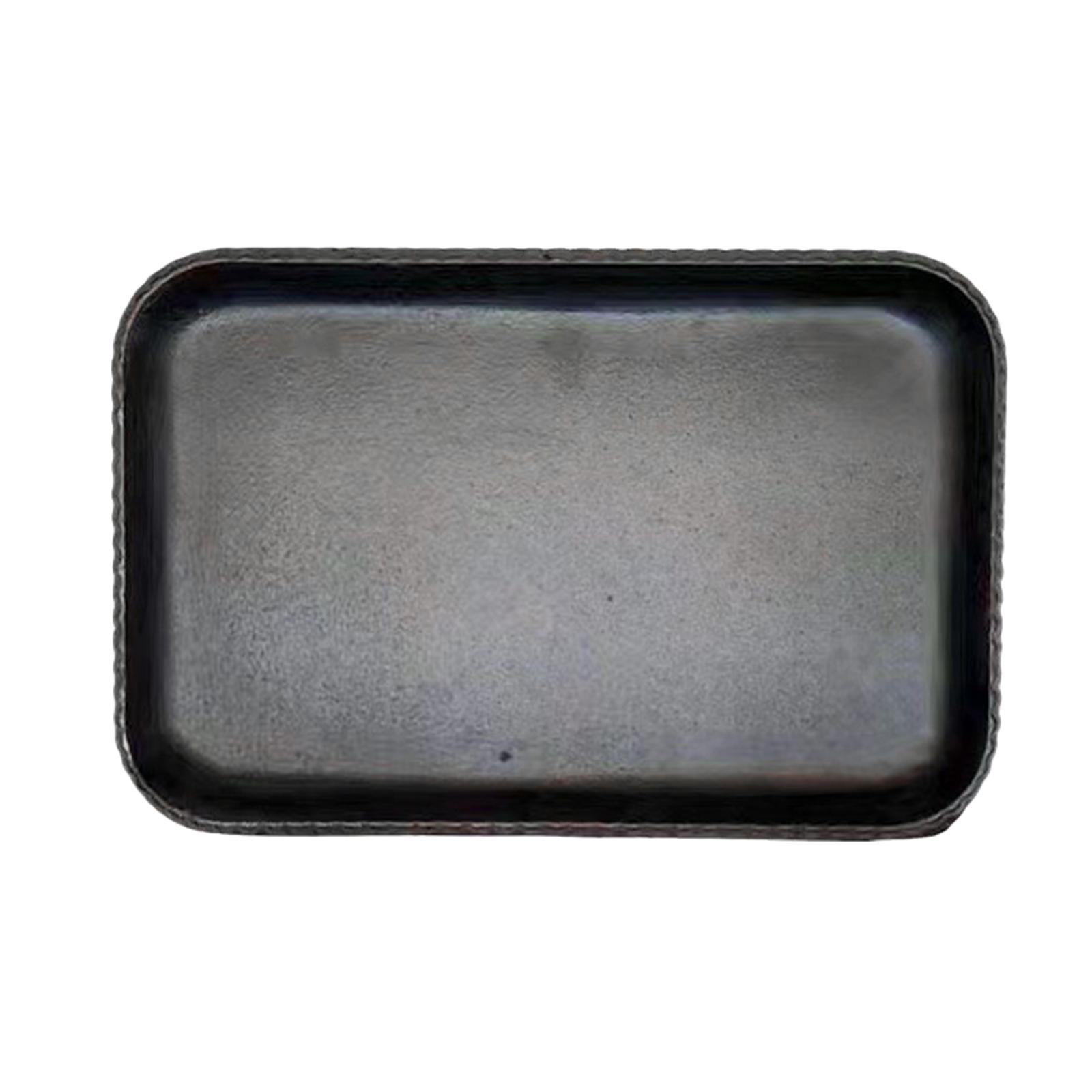 Grillpanne kjøkkenredskaper stekepanne nonstick grillet biffplate støpejerns biffplate for restaurant utendørs baking