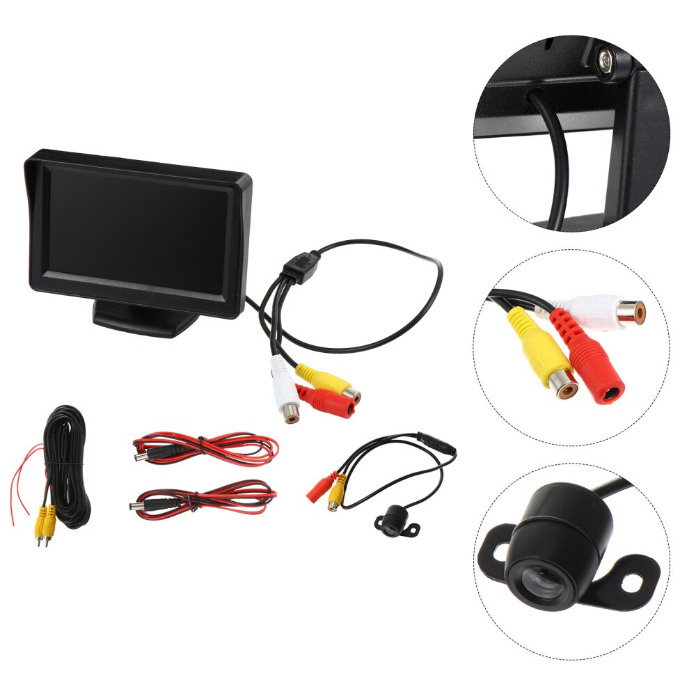 1 Set Car Rear View Camera and Monitor Auto Reversing Tools Car Supplies