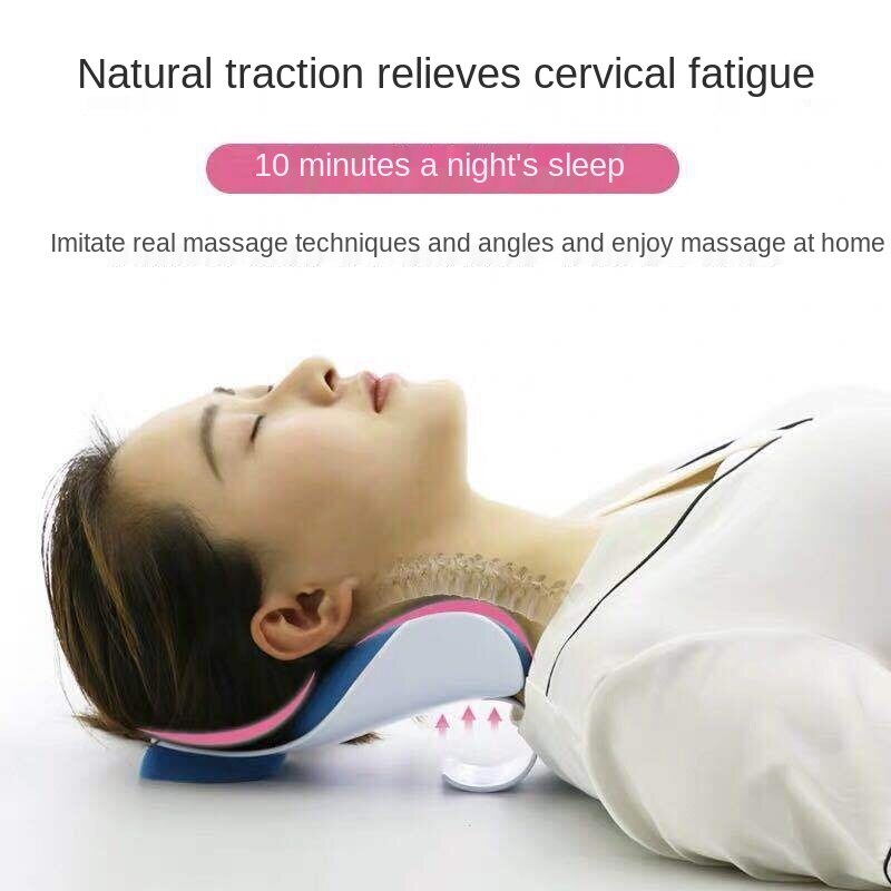 Massage Kussen Ondersteuning Cervicale Kussen Pijn Apparaat Voor Cervicale Relax Align Reizen Rest Relief Wervelkolom Nek Tractie