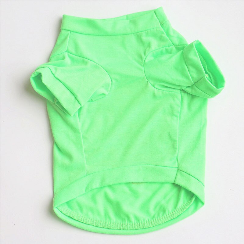 Spring Summer Letter Pet Dog Clothing T-shirt Fashionable Bottoming Shirts For Small Medium Dogs Casual Classic Outer Wear Shirt