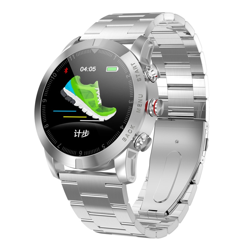 DTNO.1 S10 Clever Uhr 1,3 ''IP68 Wasserdichte Bluetooth 4,2 Smartwatch Herz Bewertung Überwachung Kompass Sport Uhr für Android iOS